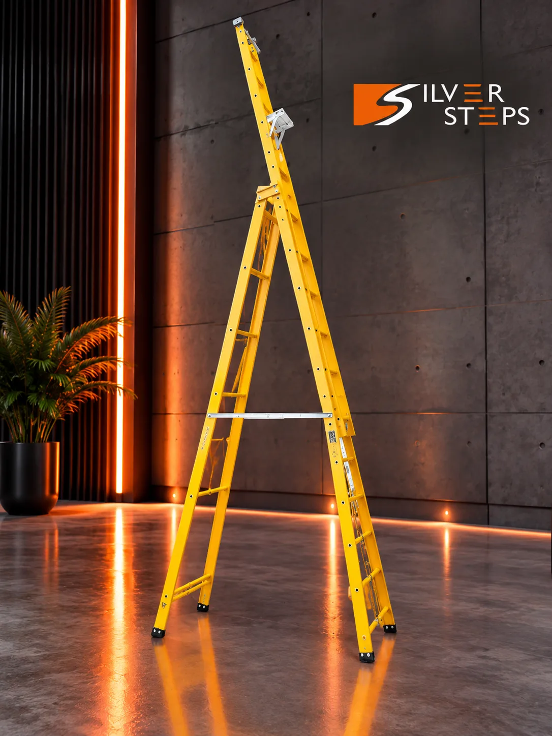 FRP Fibreglass Non-Conductive Ladders by Silver Steps Mumbai