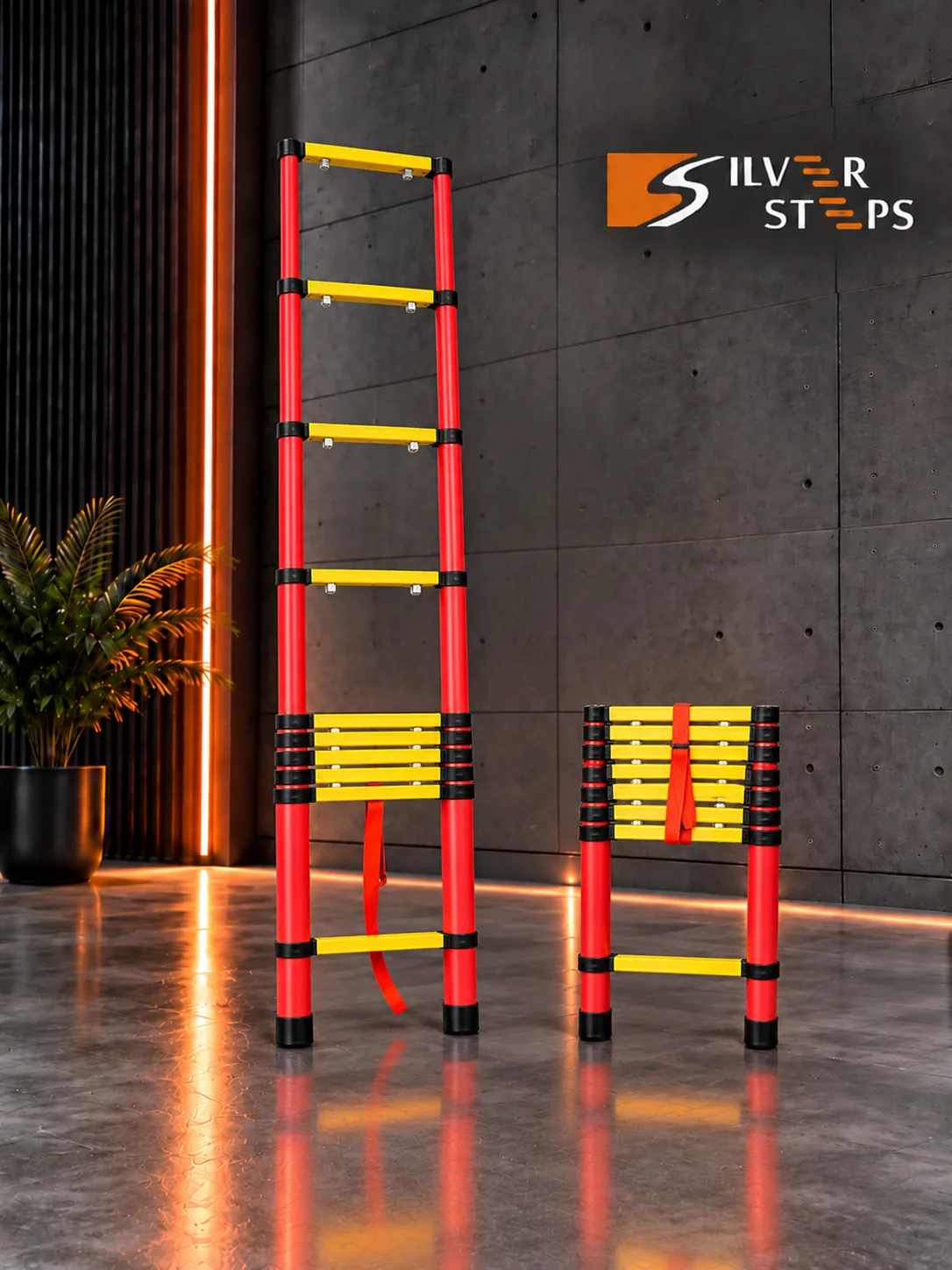 Silver Steps FRP Telescopic Ladder - FRP telescopic ladder