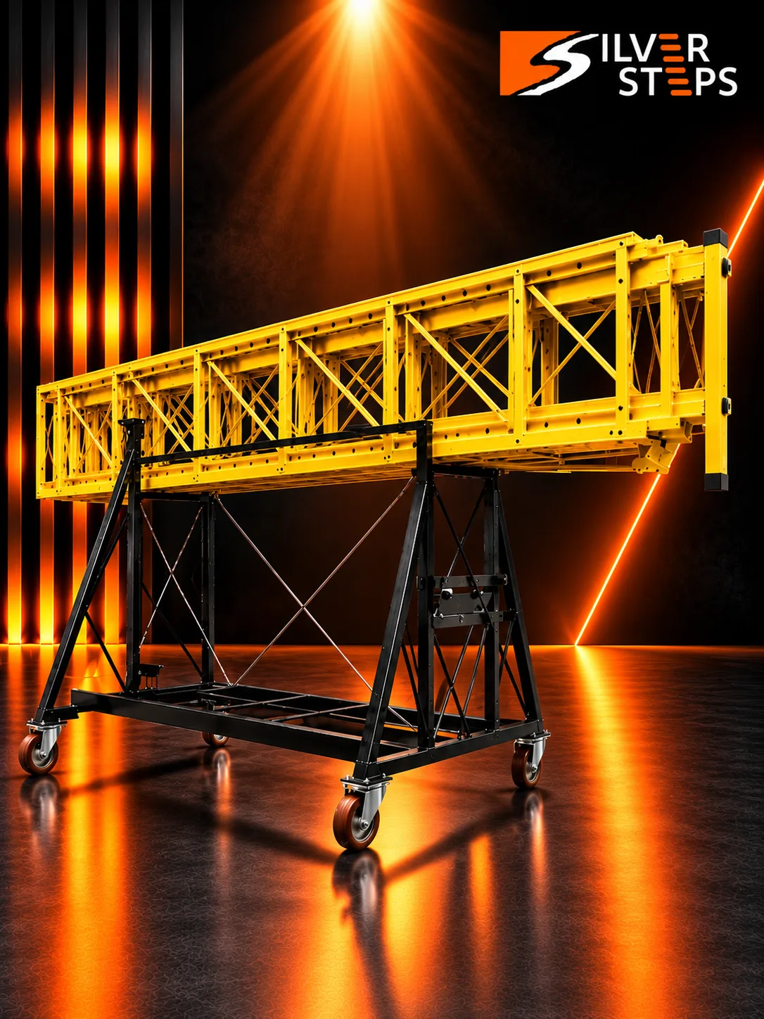 Silver Steps FRP Tilting Tower Ladder - FRP tower ladder