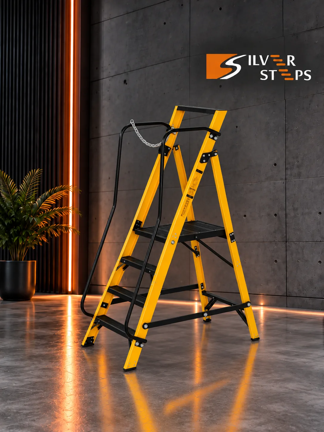 Silver Steps FRP Trestle Ladder - FRP trestle ladder
