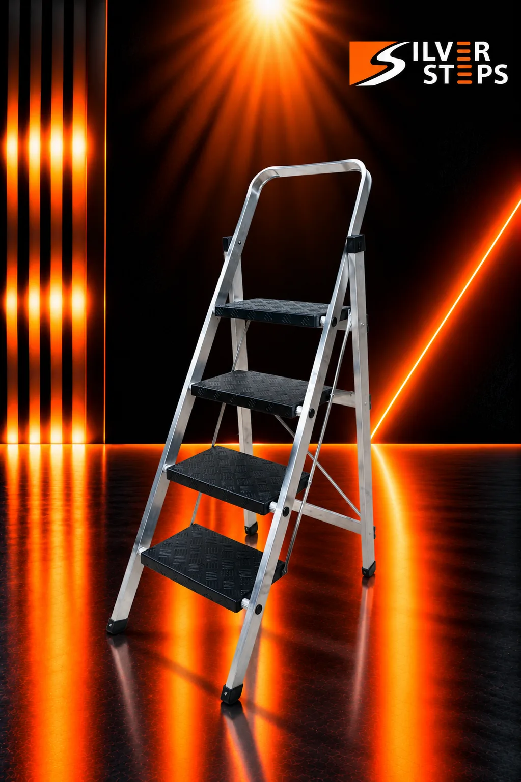 Aluminium Step Ladders by Silver Steps Mumbai