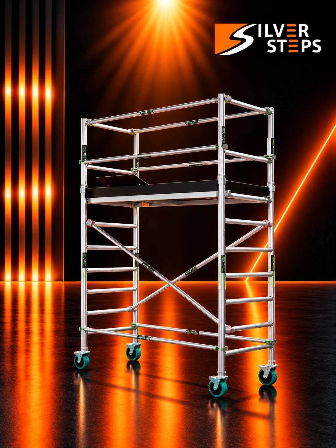 Aluminium Mobile Scaffolding Towers by Silver Steps Mumbai