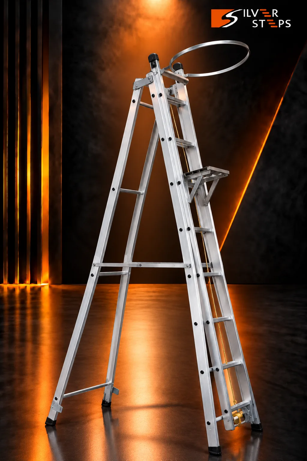 Aluminium Extension Ladders by Silver Steps Mumbai